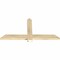 Ekena Millwork Eugene Rough Sawn Timber Gable Bracket, Douglas Fir, 48"W x 24"H x 2"D x 4"F, 12/12 Pitch GBW048X24X0204EUG00RDF - alternate 2